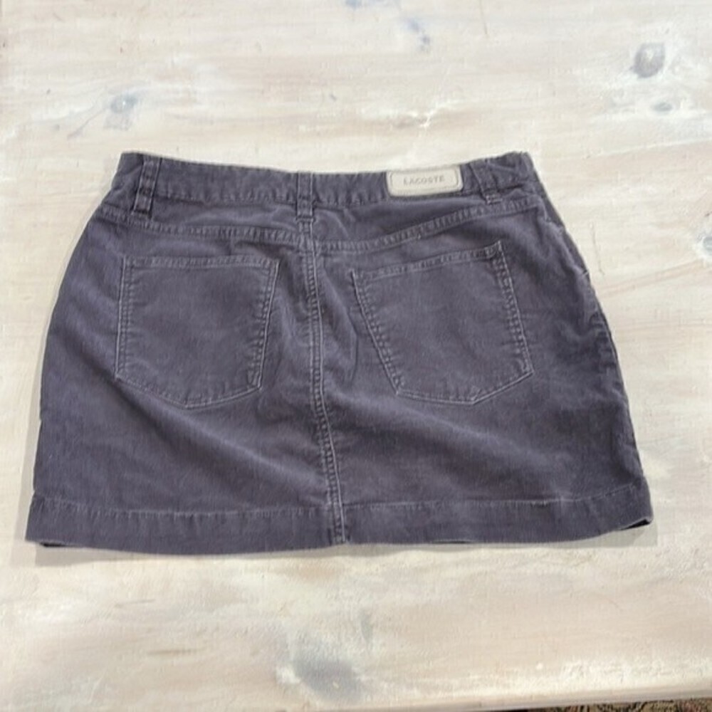 Lacoste Corduroy Mini Skirt - Picture 4 of 9